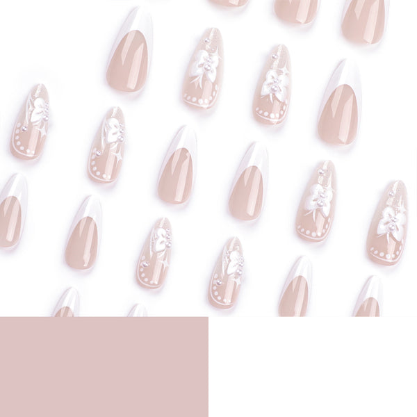 12 Sizes-24 Pcs Press On Nails JP3127