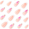 12 Sizes-24 Pcs Press On Nails JP3797