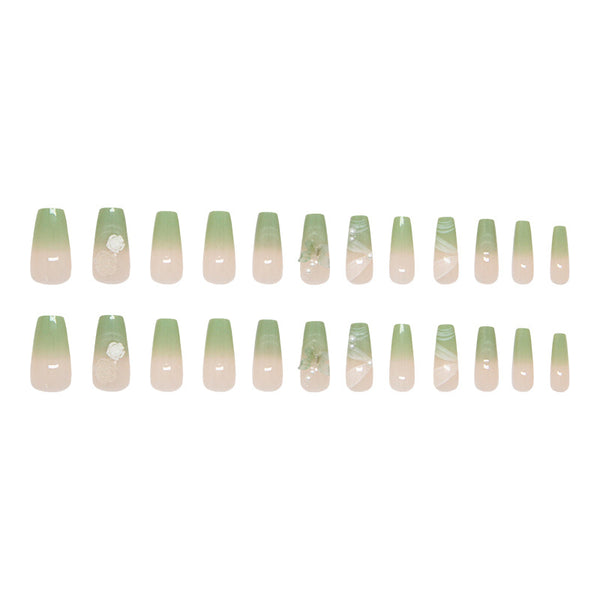 12 Sizes-24 Pcs Press On Nails Z1142