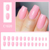 12 Sizes-24 Pcs Press On Nails C1020