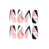 12 Sizes-24 Pcs Press On Nails JP1334