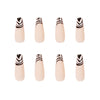 12 Sizes-24 Pcs Press On Nails JP1402
