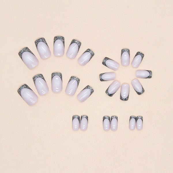 12 Sizes-24 Pcs Press On Nails W815