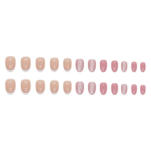 12 Sizes-24 Pcs Press On Nails W1167