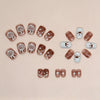 12 Sizes-24 Pcs Press On Nails R822