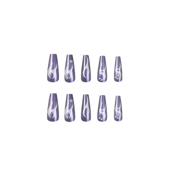 12 Sizes-24 Pcs Press On Nails JP1613