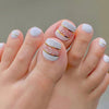 12 Sizes-24 Pcs Press On Nails JP1645