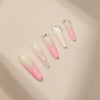 12 Sizes-24 Pcs Press On Nails JP1901