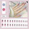 12 Sizes-24 Pcs Press On Nails R241
