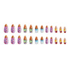 12 Sizes-24 Pcs Press On Nails W1930