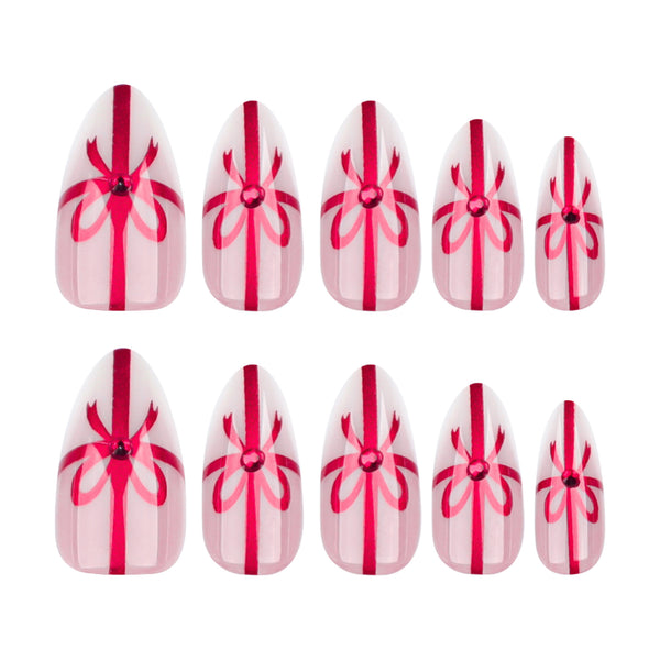 12 Sizes-24 Pcs Press On Nails JP3451