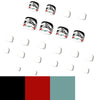 12 Sizes-24 Pcs Press On Nails JP1667