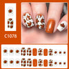 12 Sizes-24 Pcs Press On Nails C1078