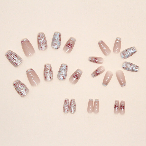 12 Sizes-24 Pcs Press On Nails Z574