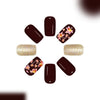 12 Sizes-24 Pcs Press On Nails C1076