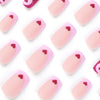 12 Sizes-24 Pcs Press On Nails JP2406