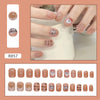 12 Sizes-24 Pcs Press On Nails R857