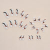 12 Sizes-24 Pcs Press On Nails W711
