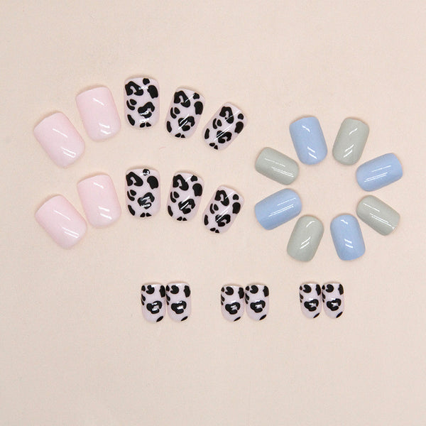 12 Sizes-24 Pcs Press On Nails W1350