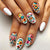 12 Sizes-24 Pcs Press On Nails Y1545