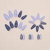 12 Sizes-24 Pcs Press On Nails W1056