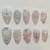 12 Sizes-24 Pcs Press On Nails JP3891
