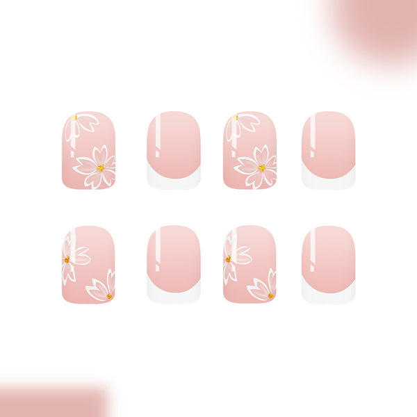 12 Sizes-24 Pcs Press On Nails C985