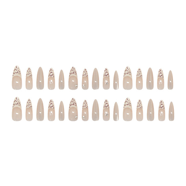 30 Pcs Press On Nails Z1323