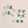 12 Sizes-24 Pcs Press On Nails W756