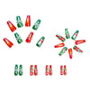 12 Sizes-24 Pcs Press On Nails Y430