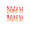 12 Sizes-24 Pcs Press On Nails JP1620