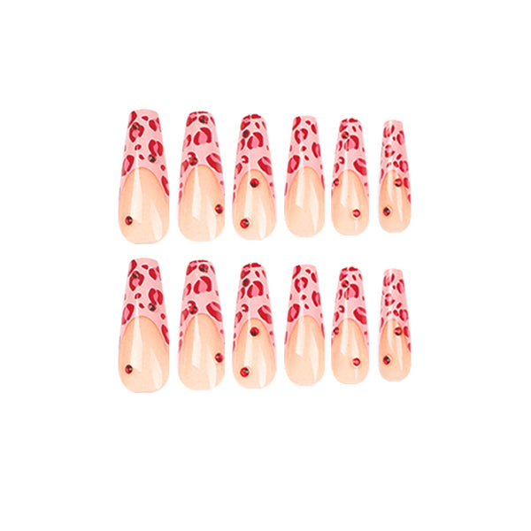 12 Sizes-24 Pcs Press On Nails JP1620