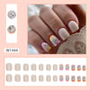 12 Sizes-24 Pcs Press On Nails W1444