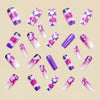 12 Sizes-24 Pcs Press On Nails Y719