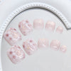 12 Sizes-24 Pcs Press On Nails F170