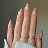 12 Sizes-24 Pcs Press On Nails BZ1417
