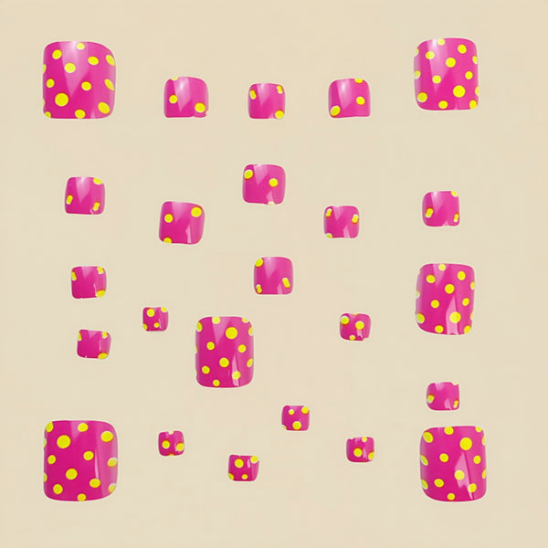 12 Sizes-24 Pcs Press On Nails Y602