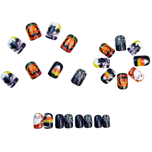 12 Sizes-24 Pcs Press On Nails y2046-24
