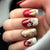 12 Sizes-24 Pcs Press On Nails Y1243
