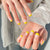 12 Sizes-24 Pcs Press On Nails JP1498