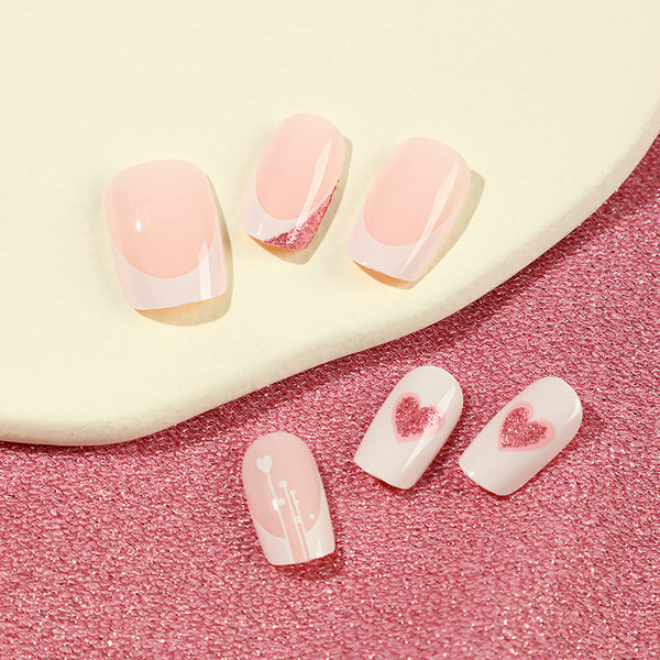 12 Sizes-24 Pcs Press On Nails JP2031
