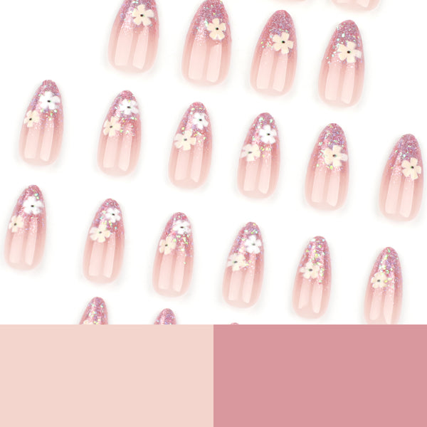 12 Sizes-24 Pcs Press On Nails JP3384