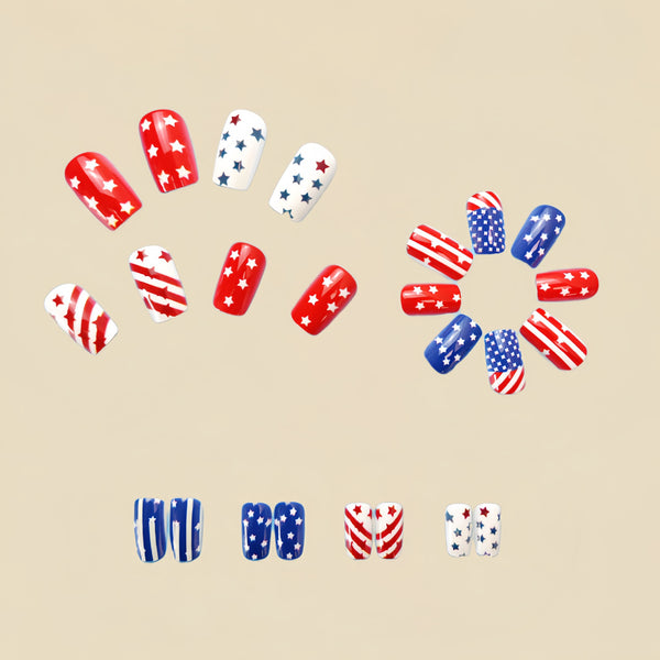 12 Sizes-24 Pcs Press On Nails Y548