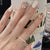 12 Sizes-24 Pcs Press On Nails Z583