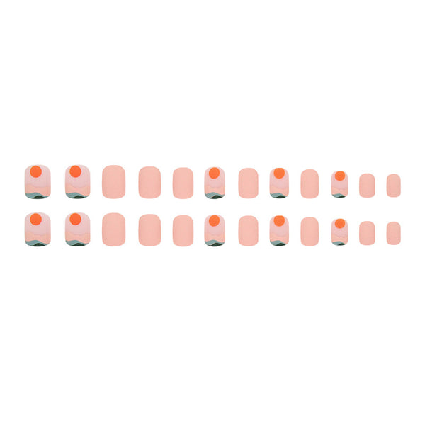 12 Sizes-24 Pcs Press On Nails W1085