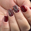 12 Sizes-24 Pcs Press On Nails C1553