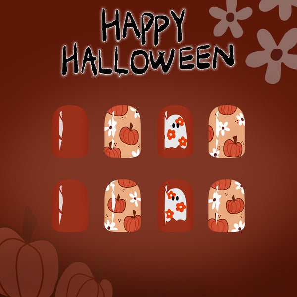 12 Sizes-24 Pcs Press On Nails C1118