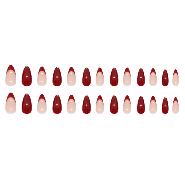12 Sizes-24 Pcs Press On Nails W1871
