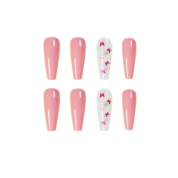 12 Sizes-24 Pcs Press On Nails JP1042