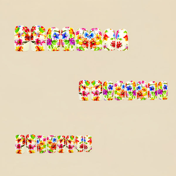 12 Sizes-24 Pcs Press On Nails Y721